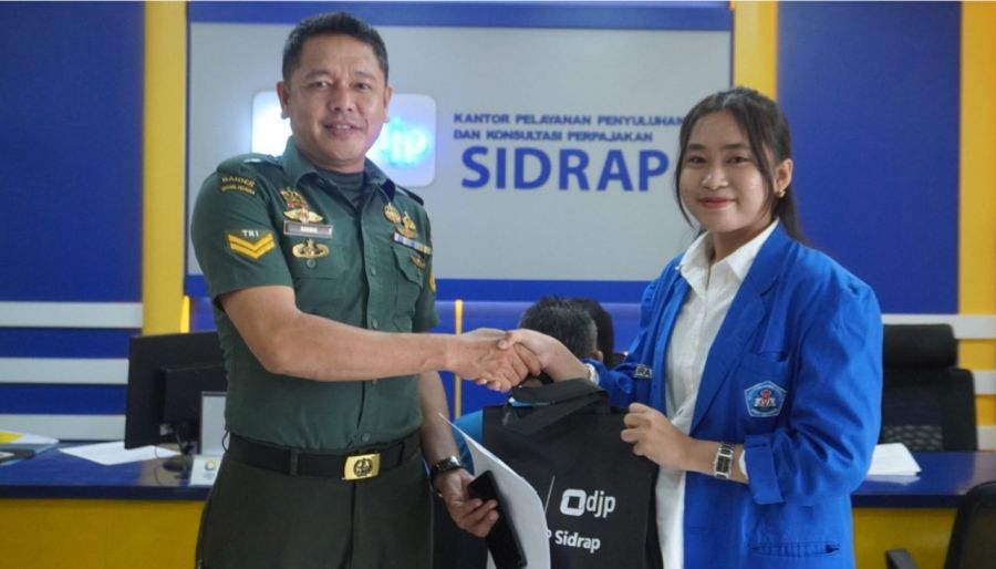 Wajib Pajak Sidrap Antusias Lapor SPT, Lebih Awal Lebih Tenang